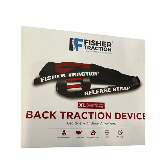 Fisher Traction® Back Traction Device XL – Open Box, Unused Inner Package Sealed - Picture 1 of 4